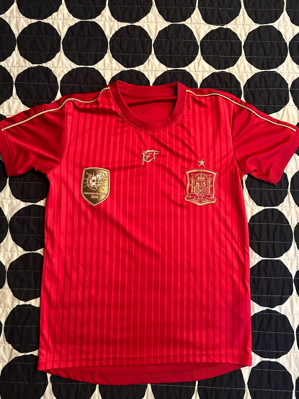 Spain National Team Red Kids Soccer Jersey